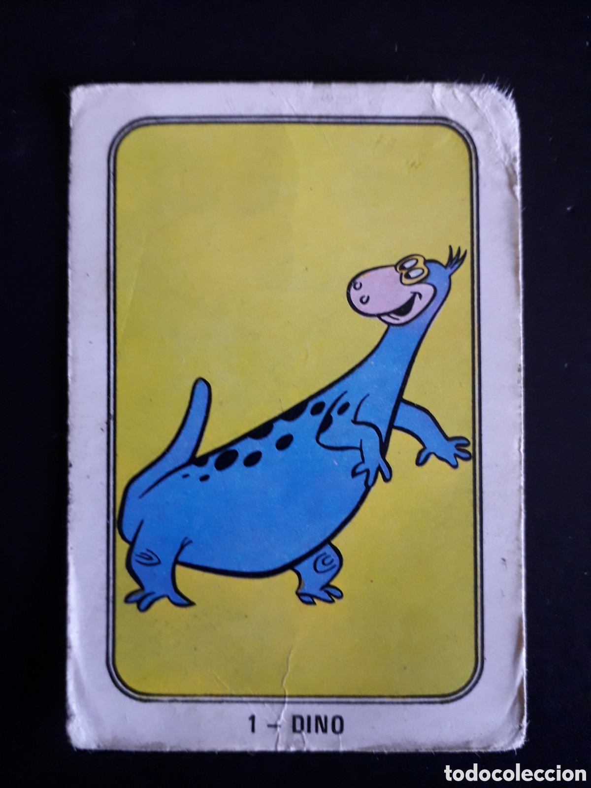 Coleccionismo Cromos antiguos: DINO, FESTIVAL HANNA BARBERA FHER 1971 N&deg; 1 SIN PEGAR, DEFECTUOSO. PEDIDO M&Iacute;NIMO 3&euro;