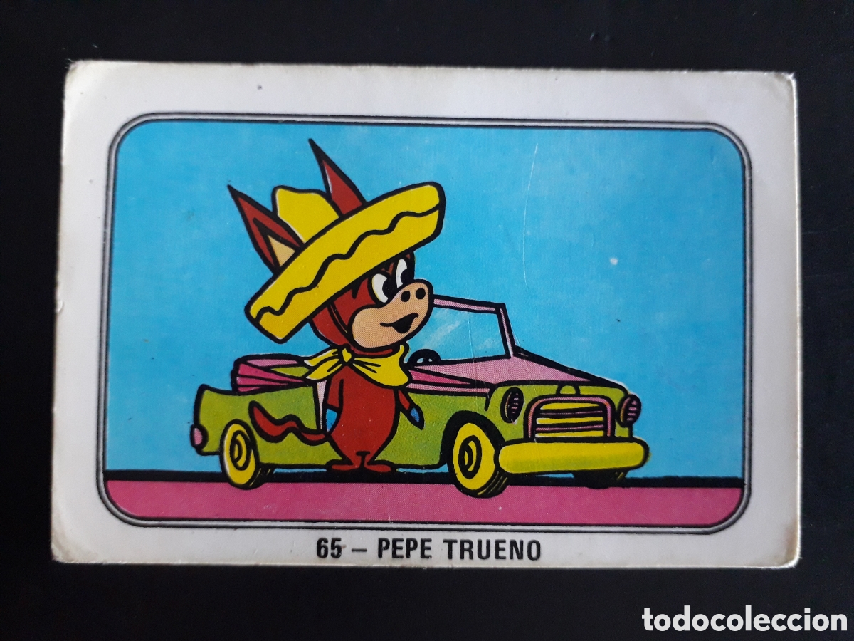 Coleccionismo Cromos antiguos: PEPE TRUENO, FESTIVAL HANNA BARBERA FHER 1971 N&deg; 65 SIN PEGAR. PEDIDO M&Iacute;NIMO 3&euro;.