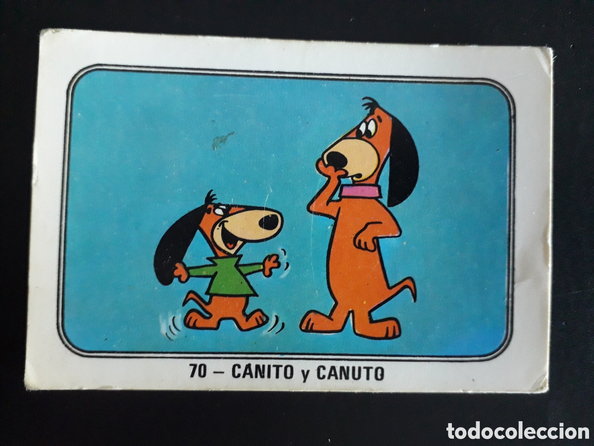 Collectionnisme Cartes &agrave; collectionner anciennes: CANITO Y CANUTO, FESTIVAL HANNA BARBERA FHER 1971 N&deg; 70 SIN PEGAR. PEDIDO M&Iacute;NIMO 3&euro;