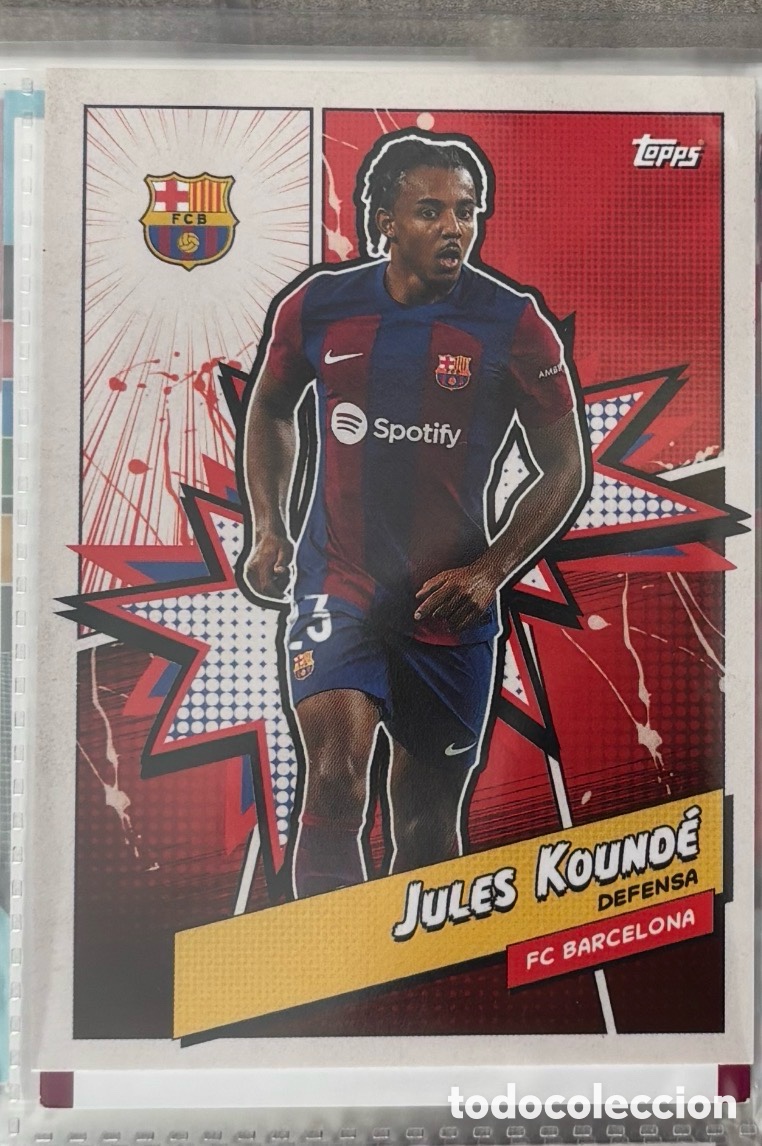 Collectionnisme Cartes &agrave; collectionner anciennes: TOPPS Fan set FC Barcelona 2023 2024 Jules Kound&eacute;