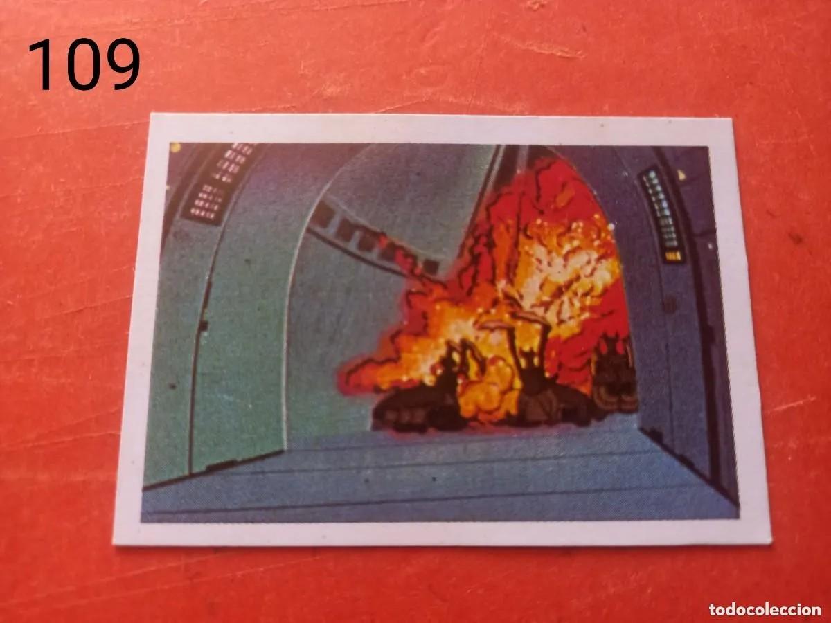 Coleccionismo Cromos antiguos: Cromo n.109 la batalla de los planetas edic. Fher - sin pegar.