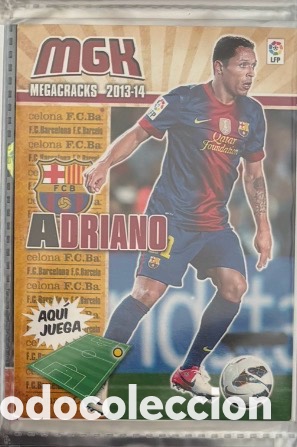 Colecionismo Cromos antigos: ADRIANO CORREIA FC BARCELONA Panini Megacracks 2013 2014