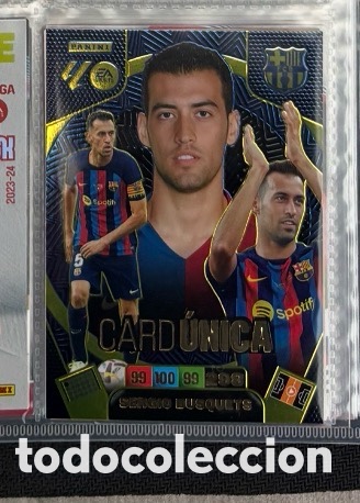 Colecionismo Cromos antigos: SERGIO BUSQUETS FC BARCELONA CARD &Uacute;NICA 2025 2026