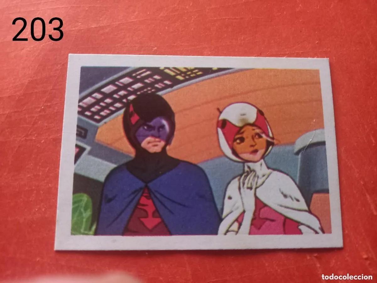 Colecionismo Cromos antigos: Cromo n.203 la batalla de los planetas edic. Fher - sin pegar.