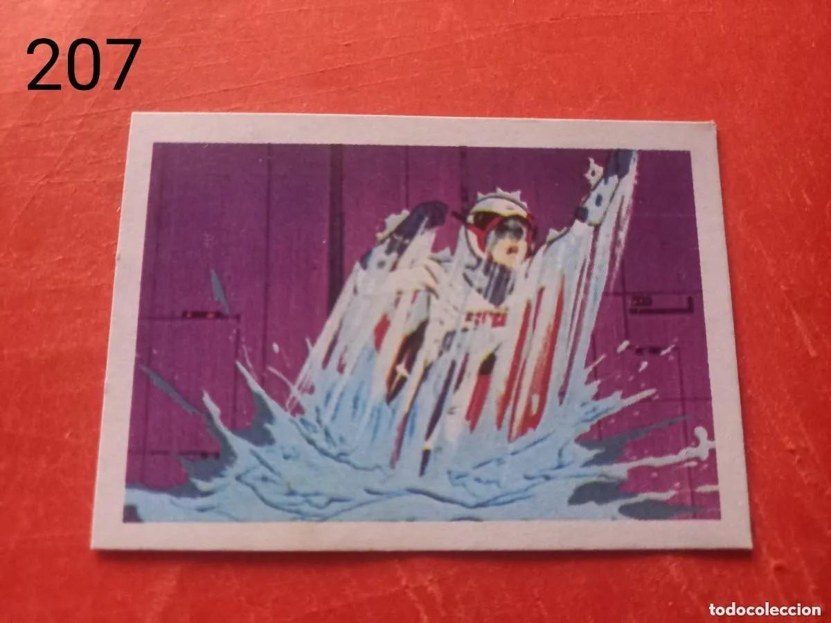 Colecionismo Cromos antigos: Cromo n.207 la batalla de los planetas edic. Fher - sin pegar.