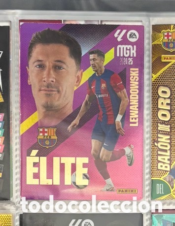 Coleccionismo Cromos antiguos: &Eacute;LITE LEWANDOWSKI FC BARCELONA MGK MEGACRACKS 2024 2025