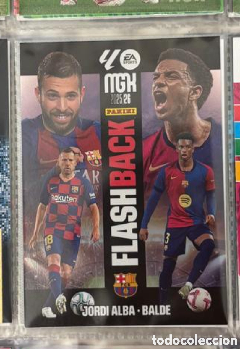 Colecionismo Cromos antigos: JORDI ALBA BALDE FC BARCELONA FLASHBACK MEGACRACKS 2025 2026 PANINI
