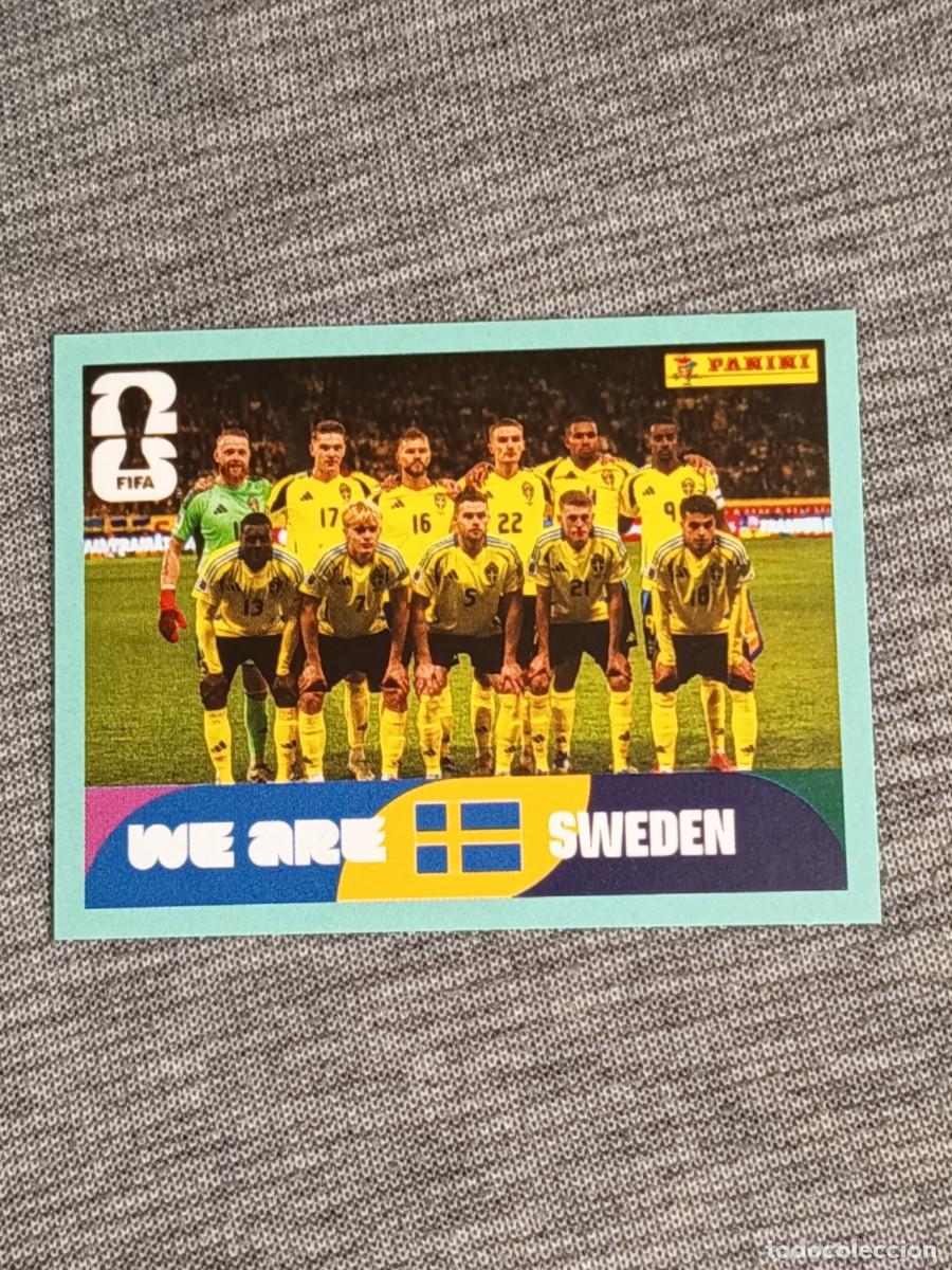 Coleccionismo Cromos antiguos: ALINEACION SUECIA SWE 13 STICKER MUNDIAL 2026 PANINI FIFA WORLD CUP NUEVO