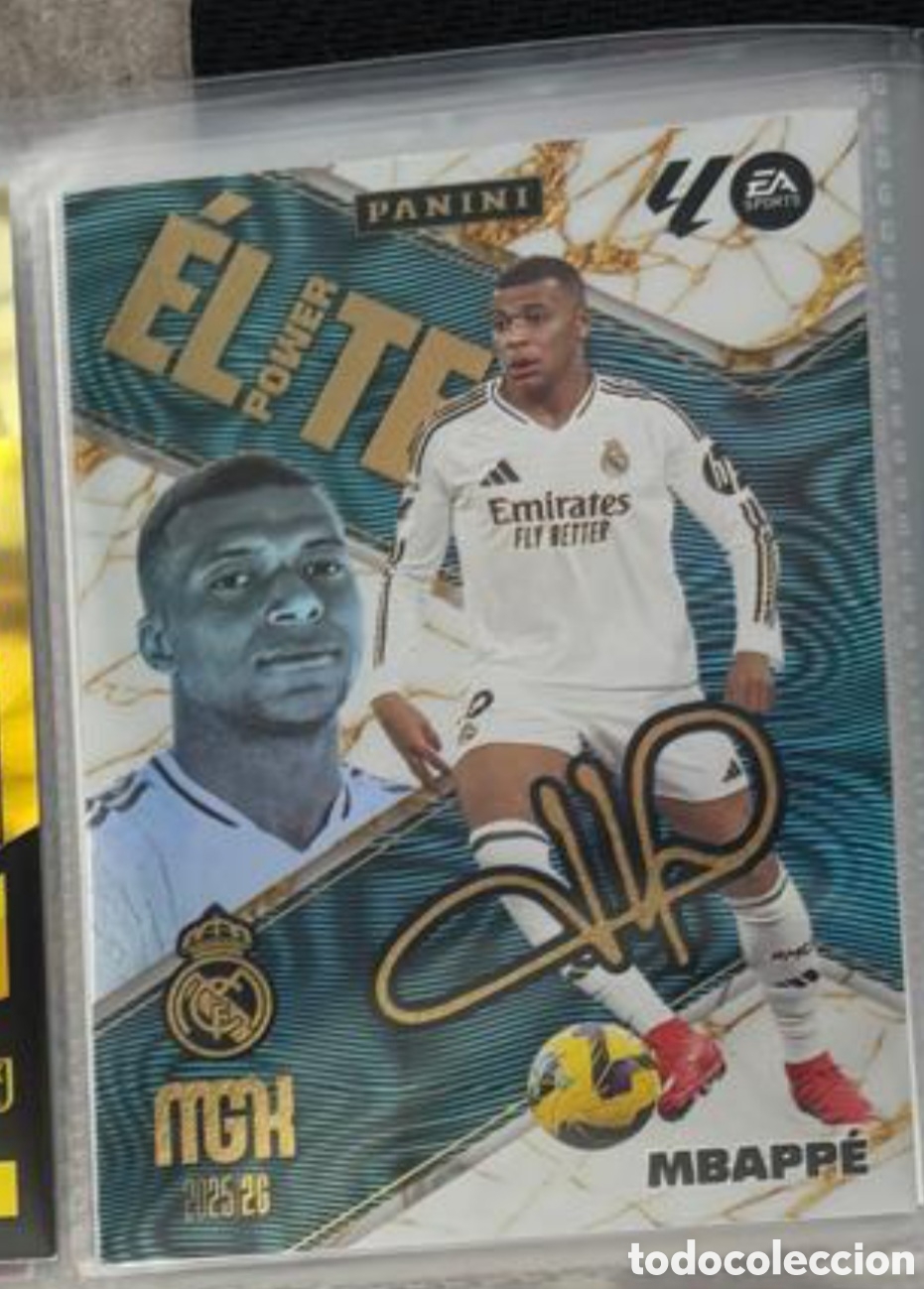 Coleccionismo Cromos antiguos: &Eacute;LITE POWER FIRMA MBAPPE REAL MADRID MGK MEGACRACKS