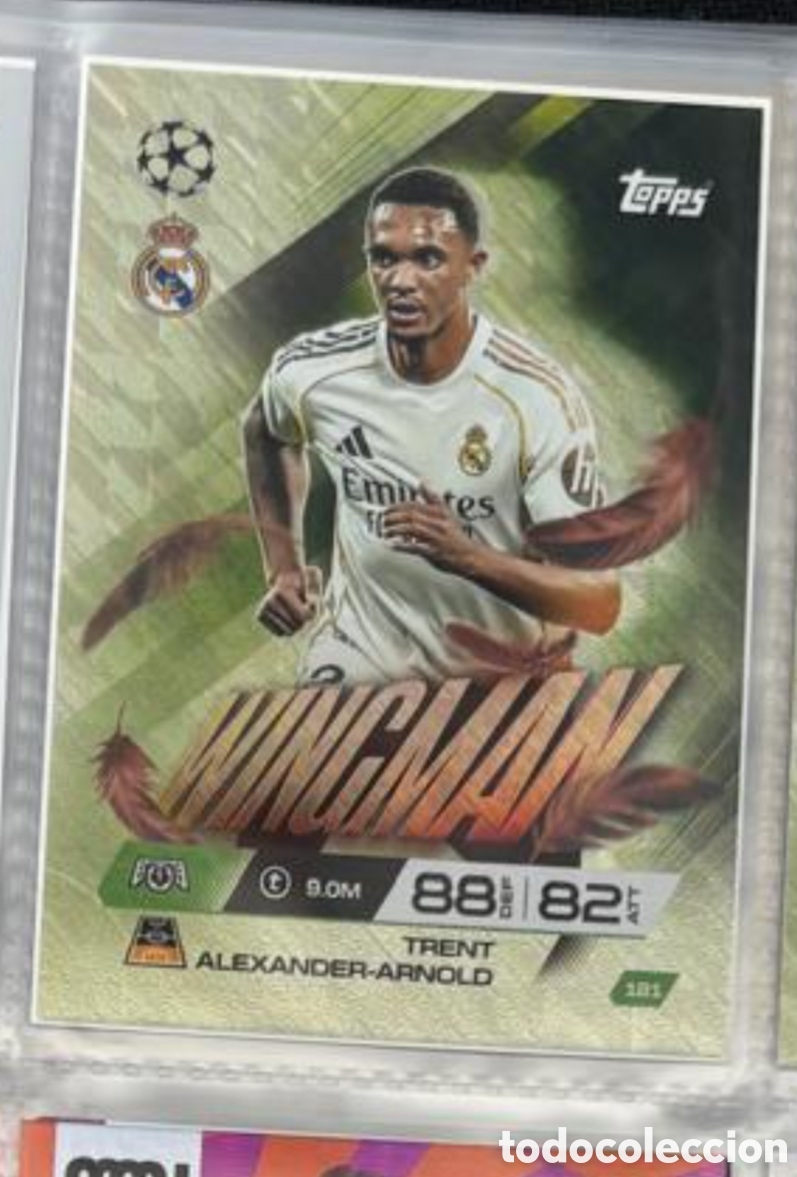 Coleccionismo Cromos antiguos: Trent Alexander-Arnold Real Madrid CF Wingman Match Attax Extra 2025 2026
