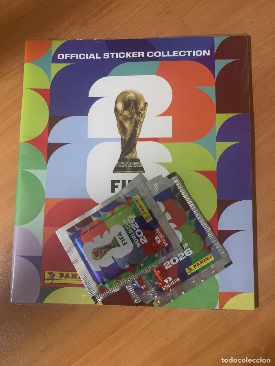 Coleccionismo Cromos antiguos: &Aacute;LBUM MUNDIAL 2026 PANINI STICKERS + 4 SOBRES SIN ABRIR