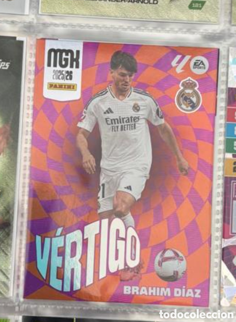 Sammeln alte Sammelbilder: BRAHIM DIAZ REAL MADRID Megacracks V&eacute;rtigo 2025 2026