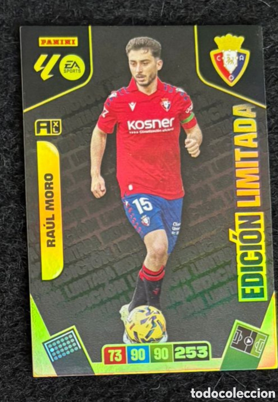 Coleccionismo Cromos antiguos: Ra&uacute;l Moro OSASUNA Panini Adrenalyn XL La Liga 2024 2025 EDICION LIMITADA