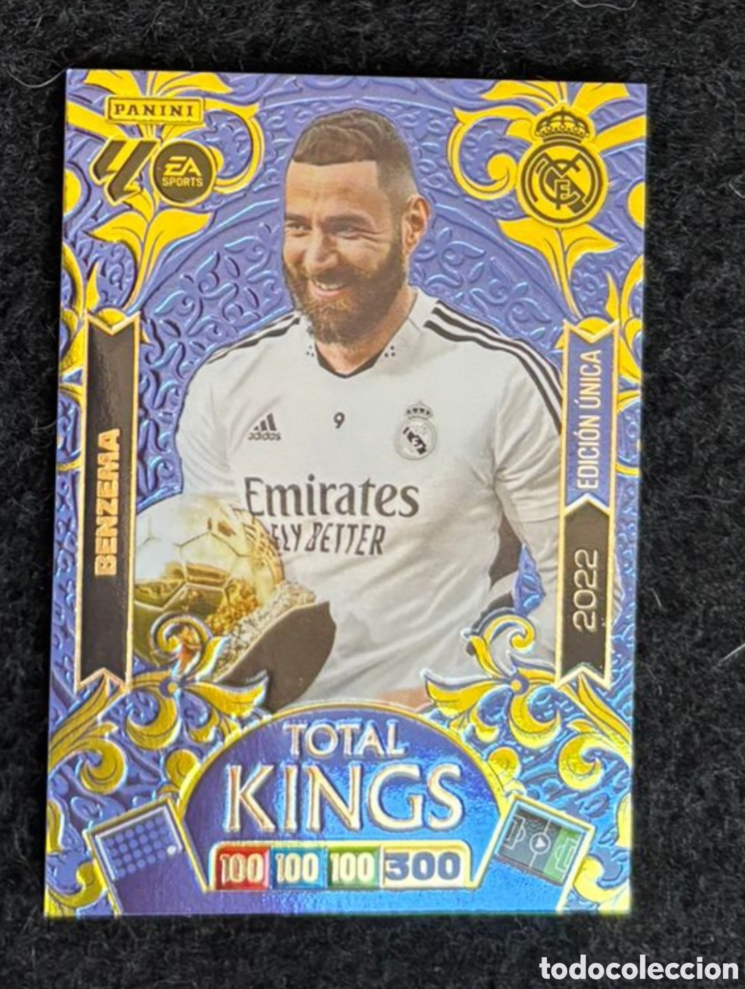 Sammeln alte Sammelbilder: BENZEMA REAL MADRID TOTAL KINGS EDICION UNICA LA LIGA ADRENALYN XL 2025 2026
