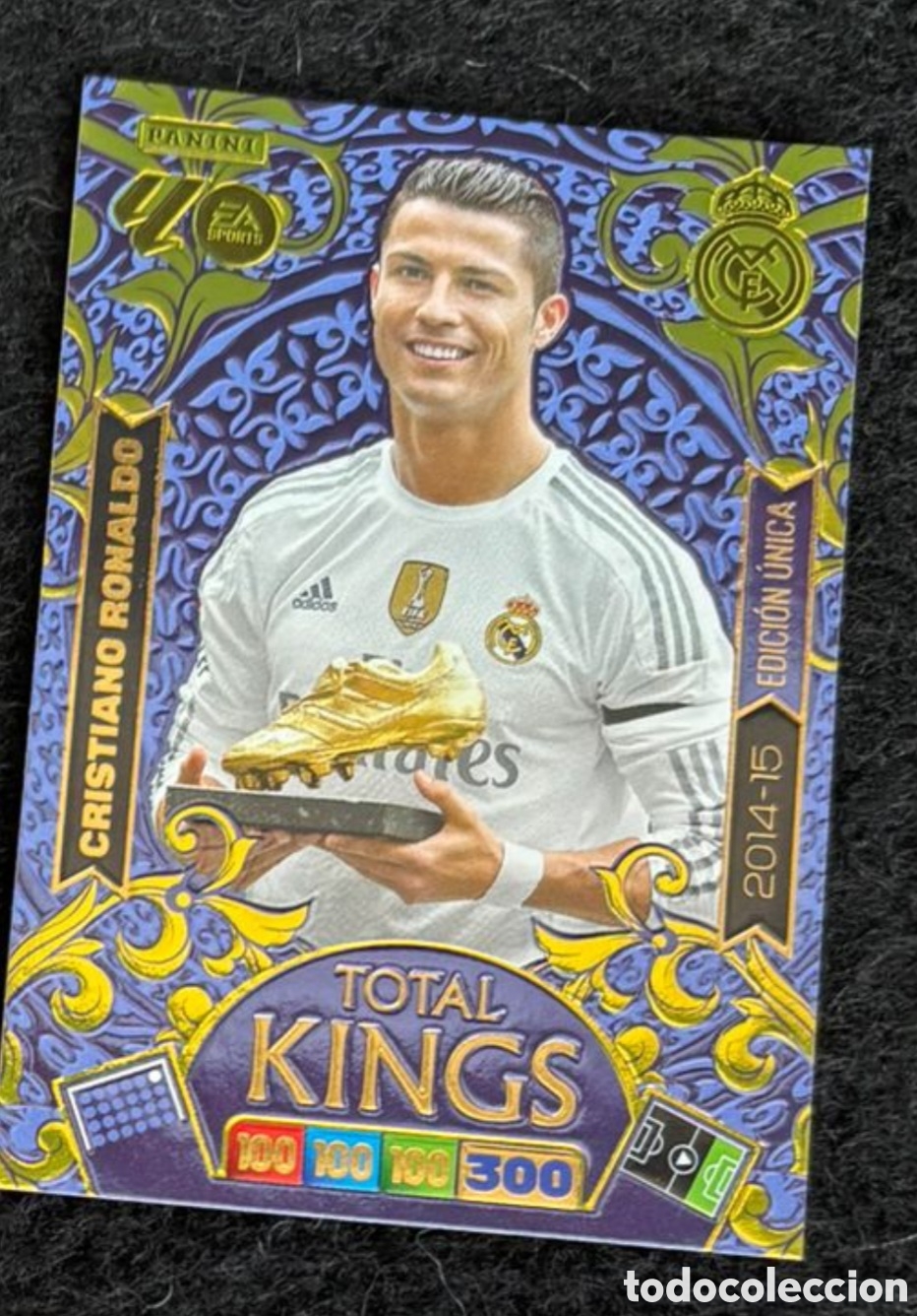 Coleccionismo Cromos antiguos: CRISTIANO RONALDO REAL MADRID CR7 TOTAL KINGS EDICION UNICA LA LIGA ADRENALYN XL 2025 2026