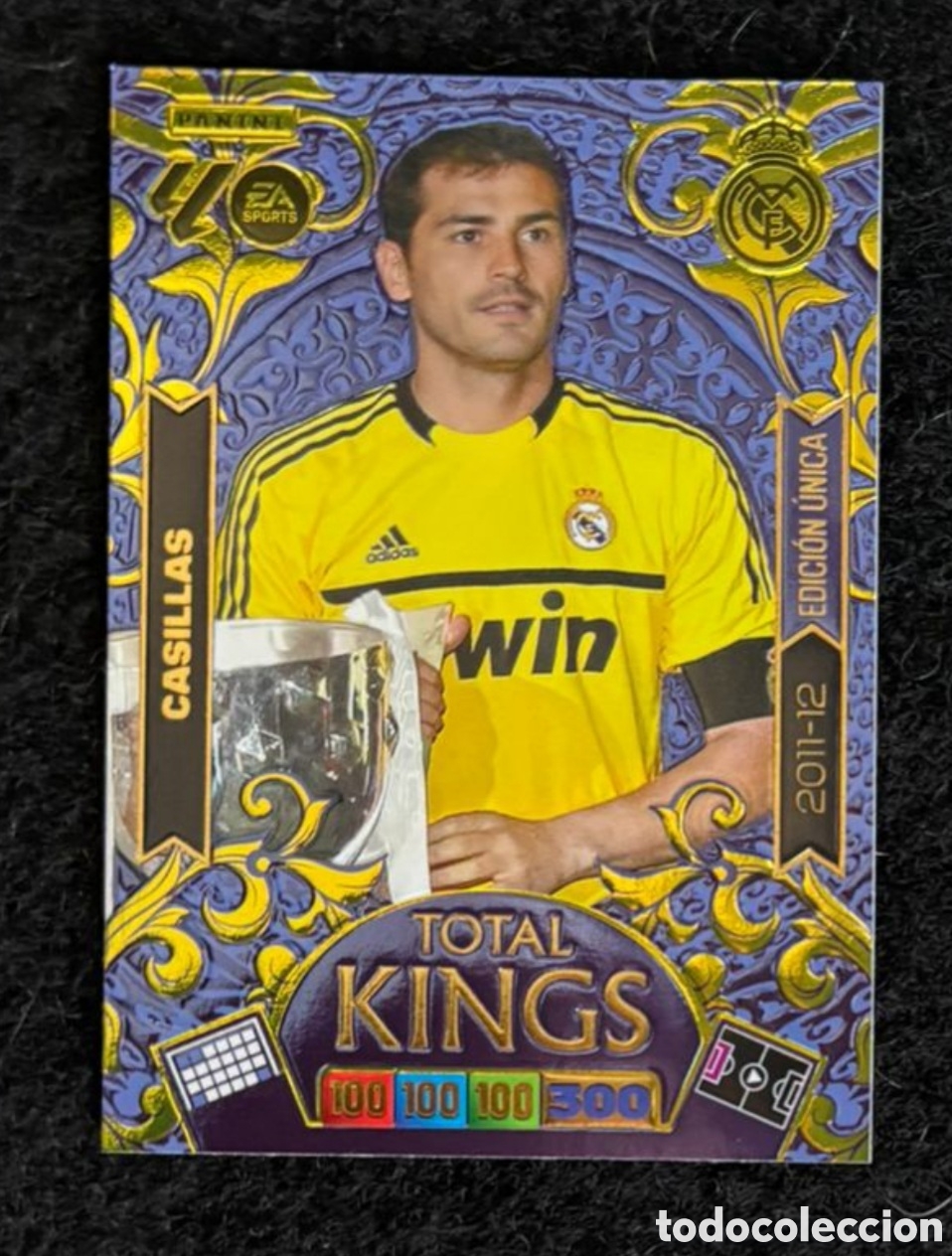 Coleccionismo Cromos antiguos: CASILLAS REAL MADRID TOTAL KINGS EDICION UNICA LA LIGA ADRENALYN XL 2025 2026