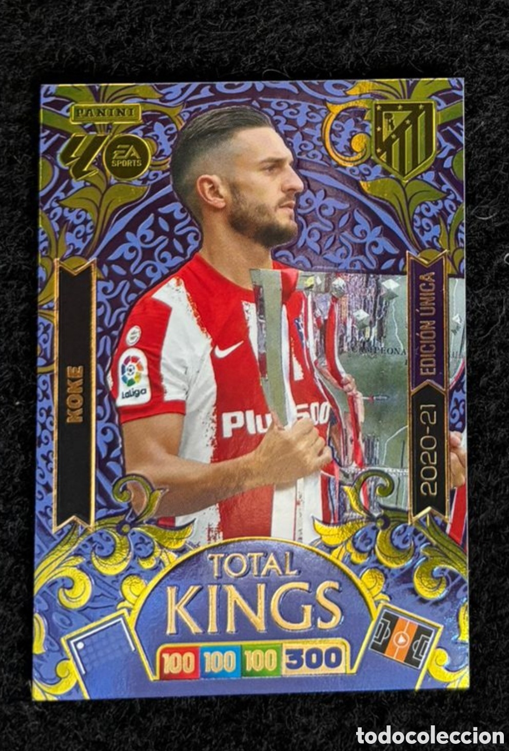 Coleccionismo Cromos antiguos: KOKE ATLETICO MADRID TOTAL KINGS EDICION UNICA LA LIGA ADRENALYN XL 2025 2026