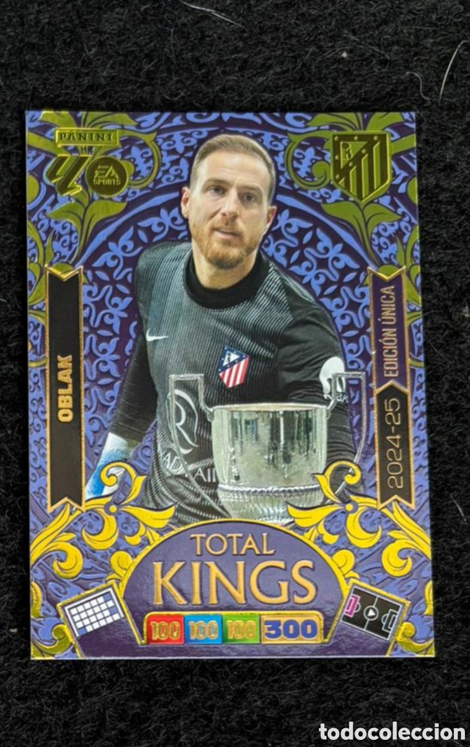 Coleccionismo Cromos antiguos: OBLAK ATLETICO MADRID TOTAL KINGS EDICION UNICA LA LIGA ADRENALYN XL 2025 2026