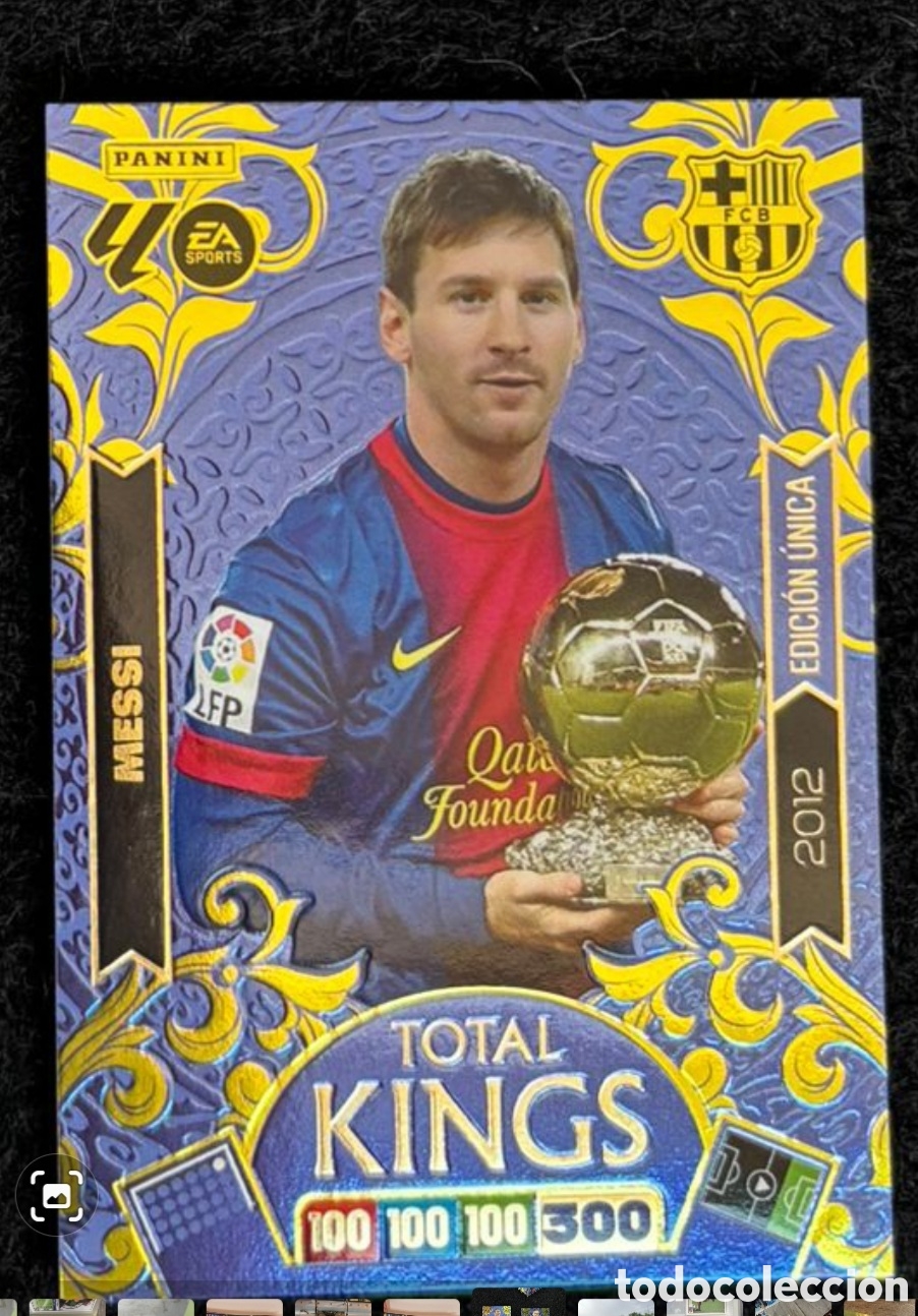 Coleccionismo Cromos antiguos: MESSI FC BARCELONA TOTAL KINGS EDICION UNICA LA LIGA ADRENALYN XL 2025 2026
