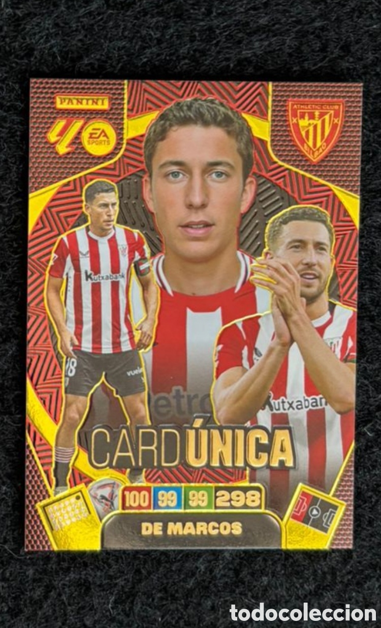 Coleccionismo Cromos antiguos: CARD UNICA OSCAR DE MARCOS ATHLETIC CLUB ADRENALYN XL 2025 2026