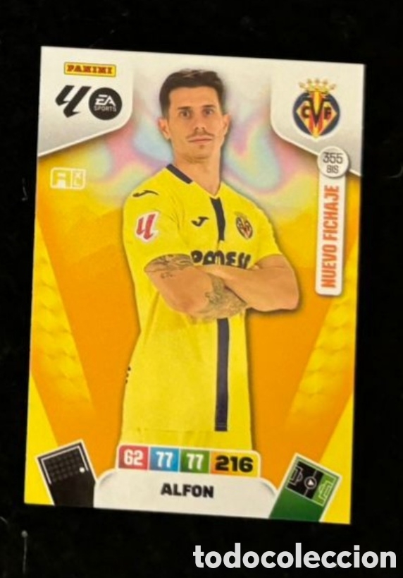 Coleccionismo Cromos antiguos: ALFON VILLARREAL 355 CARTA Panini Adrenalyn XL Liga 2025 2026
