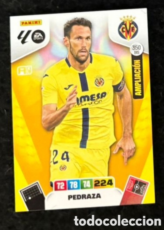 Coleccionismo Cromos antiguos: PEDRAZA 350 VILLARREAL CARTA Panini Adrenalyn XL Liga 2025 2026