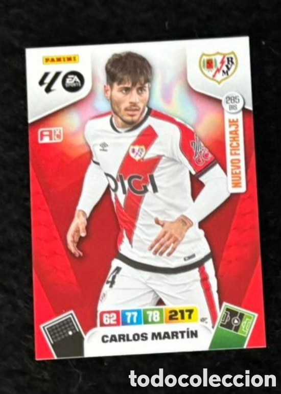 Sammeln alte Sammelbilder: CARLOS MARTIN 285 RAYO VALLECANO CARTA Panini Adrenalyn XL Liga 2025 2026