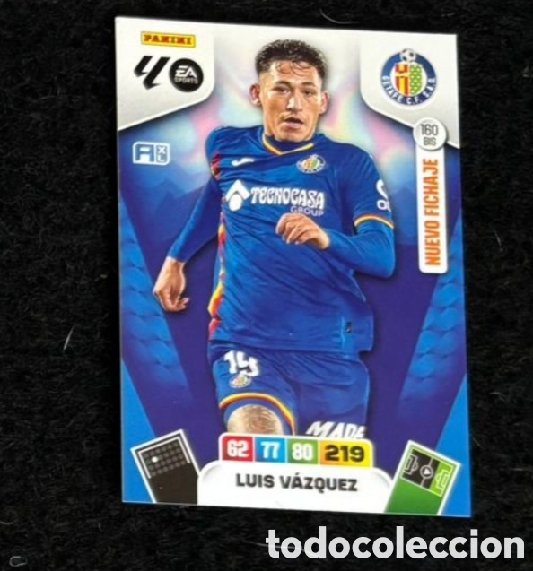 Coleccionismo Cromos antiguos: LUIS VAZQUEZ 160 GETAFE CARTA Panini Adrenalyn XL Liga 2025 2026