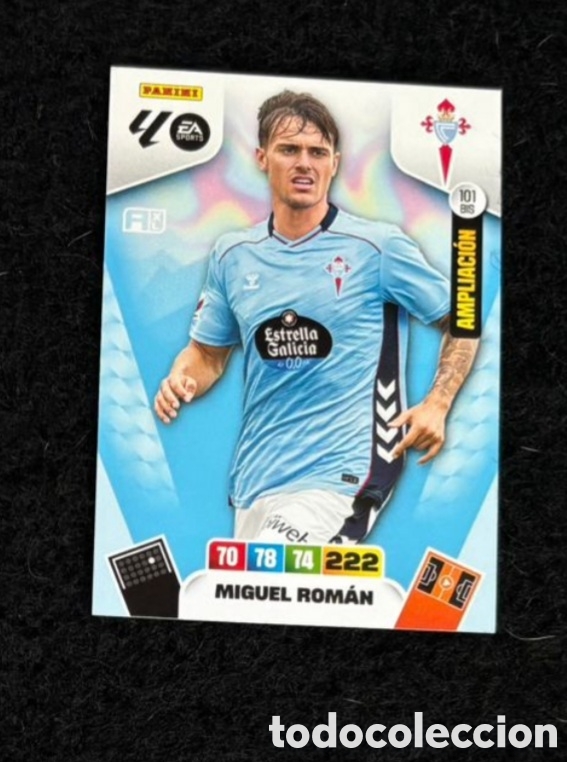Coleccionismo Cromos antiguos: MIGUEL ROMAN 101 CELTA