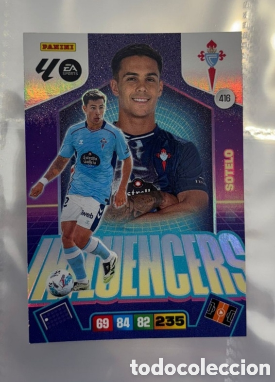Coleccionismo Cromos antiguos: SOTELO 416 CELTA Adrenalyn XL 25/26 Influencers