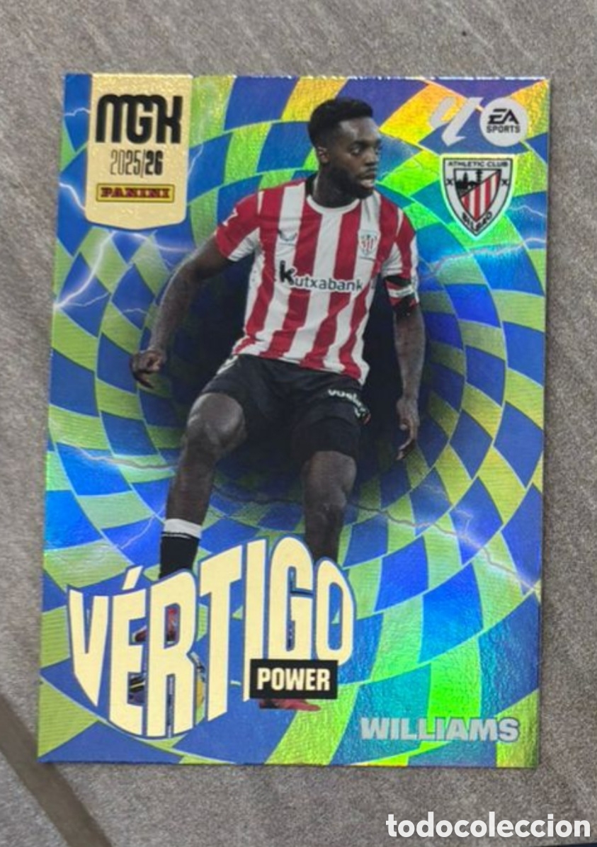 Coleccionismo Cromos antiguos: I&Ntilde;AKI WILLIAMS ATHLETIC CLUB MGK VERTIGO POWER