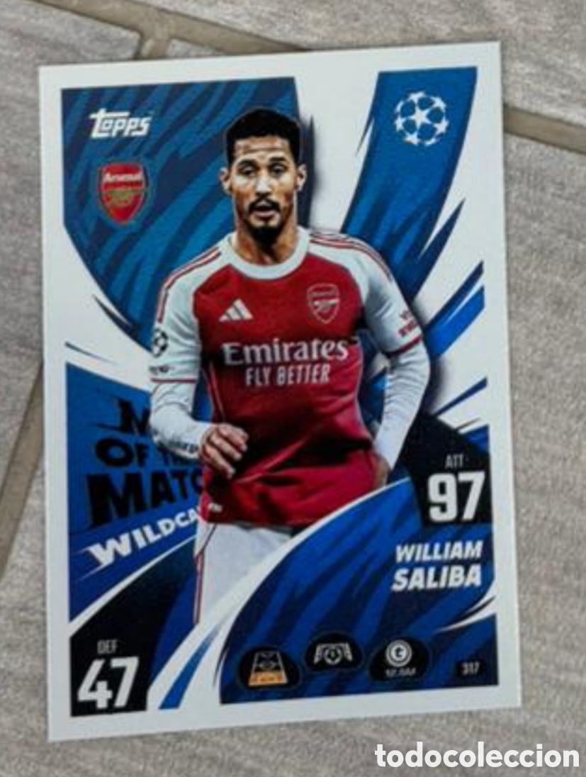 Collezionismo Figurine antiche: ARSENAL&nbsp;Topps Match Attax UEFA Champions League 2025 2026 William Saliba