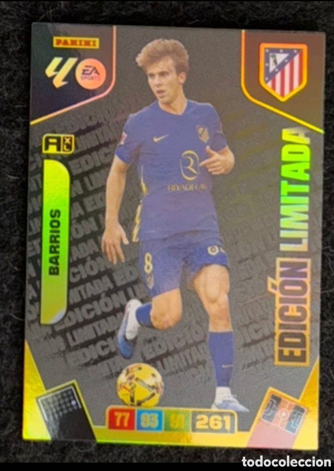 Collezionismo Figurine antiche: PABLO BARRIOS ATLETICO MADRID Panini Adrenalyn XL La Liga 2025 2026 EDICION LIMITADA