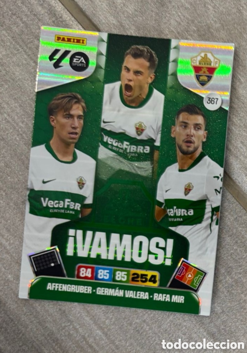 Collezionismo Figurine antiche: Adrenalyn XL 25/26 VAMOS ELCHE