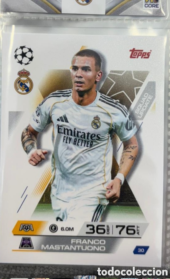 Collezionismo Figurine antiche: MASTANTUONO FRANCO Topps Match Attax UEFA Champions League 2025 2026 Real Madrid