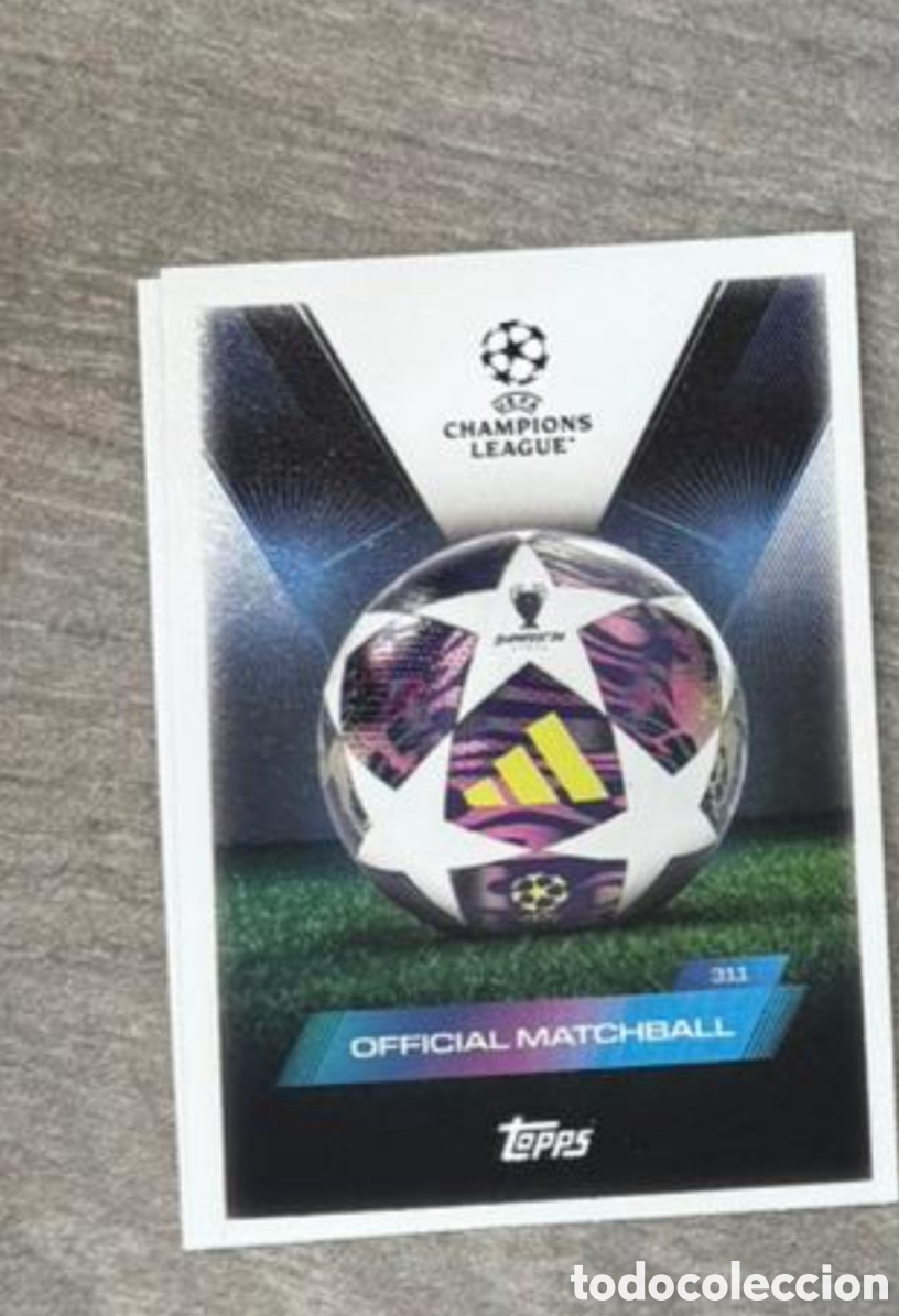 Collectable Antique Stickers: CHAMPIONS LEAGUE MATCH ATTAX TOPPS OFFICIAL MATCHBALL
