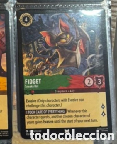 Collectionnisme Cartes &agrave; collectionner anciennes: FIDGET Carta set LORCANA TCG