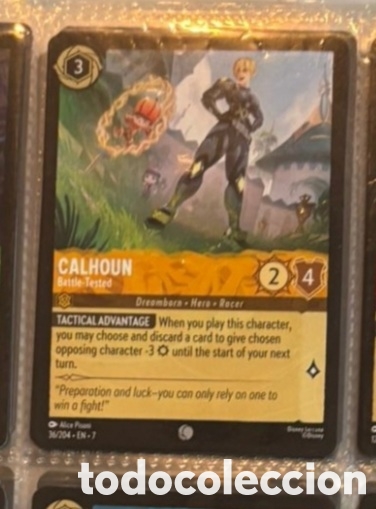 Collectionnisme Cartes &agrave; collectionner anciennes: CALHOUN Carta set LORCANA TCG