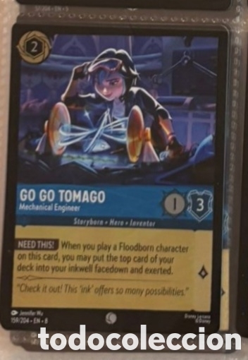 Coleccionismo Cromos antiguos: GO GO TOMAGO Carta set LORCANA TCG