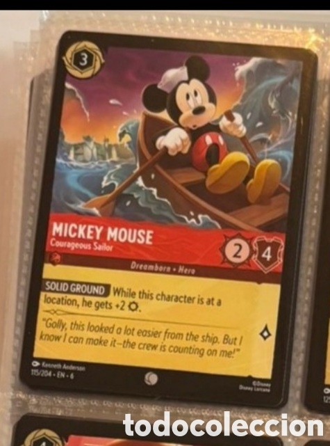 Colecionismo Cromos antigos: MICKEY MOUSE Carta set LORCANA TCG