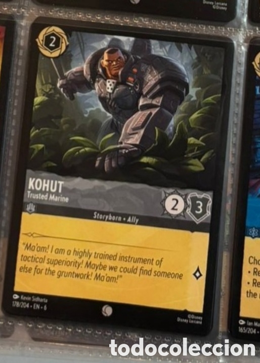 Colecionismo Cromos antigos: KOHUT Carta set LORCANA TCG