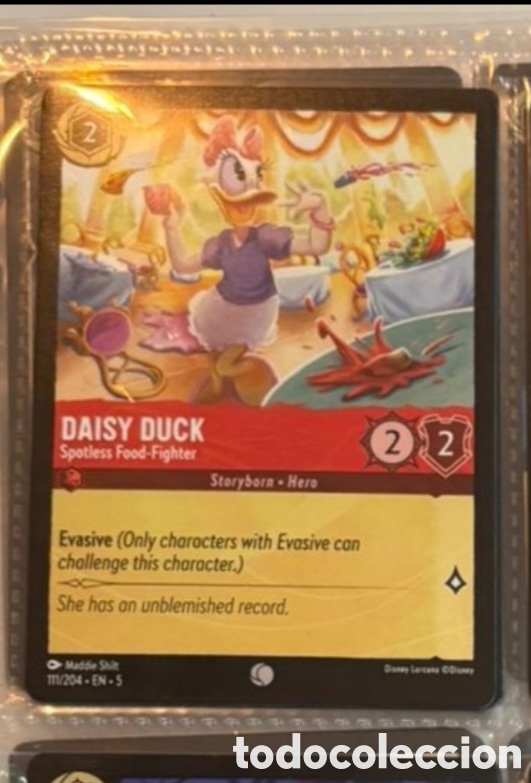 Colecionismo Cromos antigos: DAISY DUCK Carta set LORCANA TCG