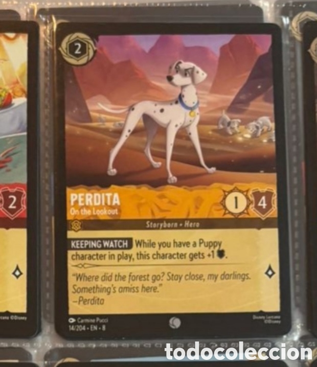Colecionismo Cromos antigos: PERDITA Carta set LORCANA TCG