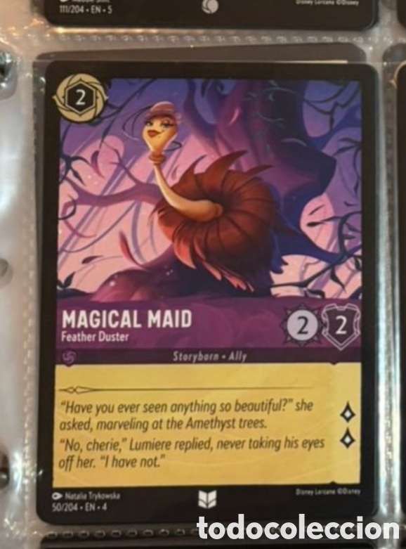 Colecionismo Cromos antigos: MAGICAL MAID Carta set LORCANA TCG