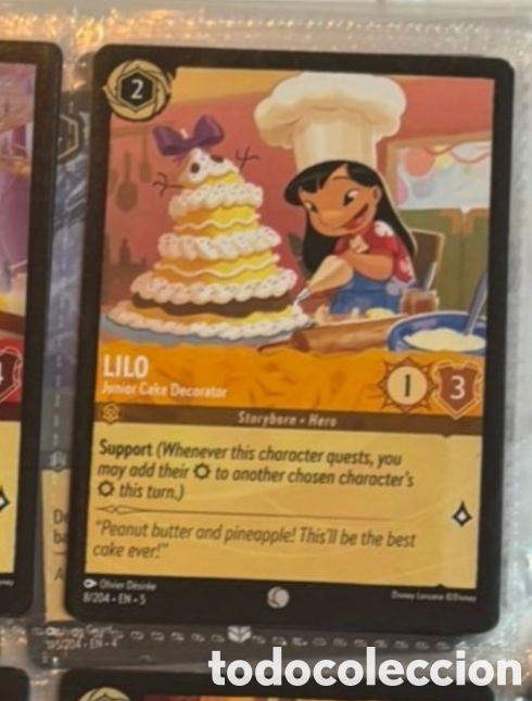 Colecionismo Cromos antigos: LILO Carta set LORCANA TCG