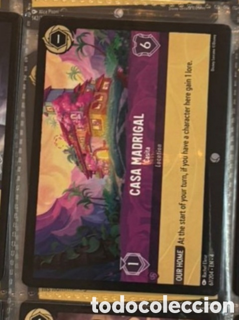 Coleccionismo Cromos antiguos: CASA MADRIGAL Carta set LORCANA TCG