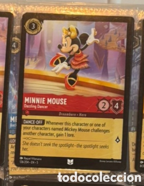 Coleccionismo Cromos antiguos: MINNIE MOUSE Carta set LORCANA TCG