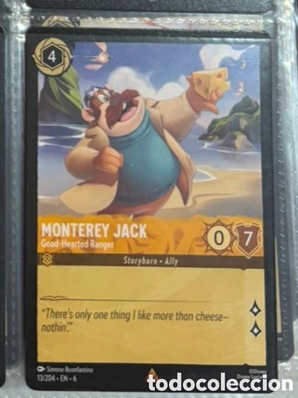Colecionismo Cromos antigos: MONTEREY JACK Carta set LORCANA TCG