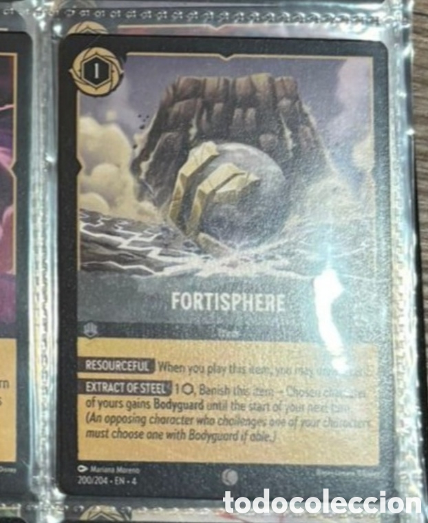 Colecionismo Cromos antigos: FORTISPHERE Carta set LORCANA TCG
