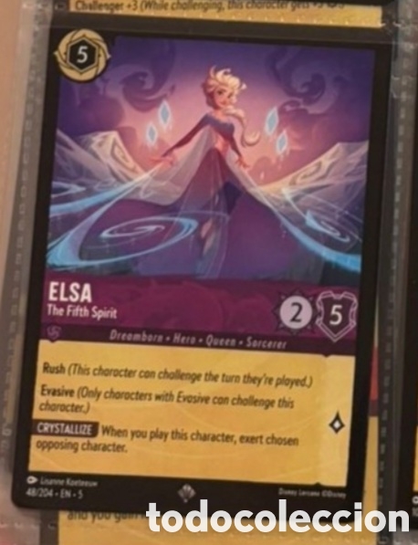 Colecionismo Cromos antigos: ELSA Carta set LORCANA TCG frozen